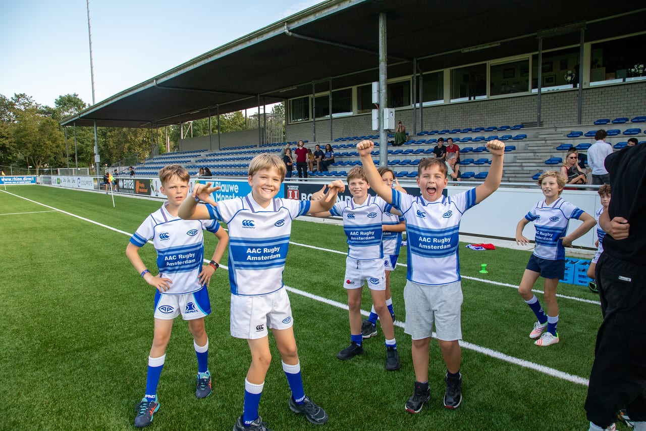 AAC youth players celebrate